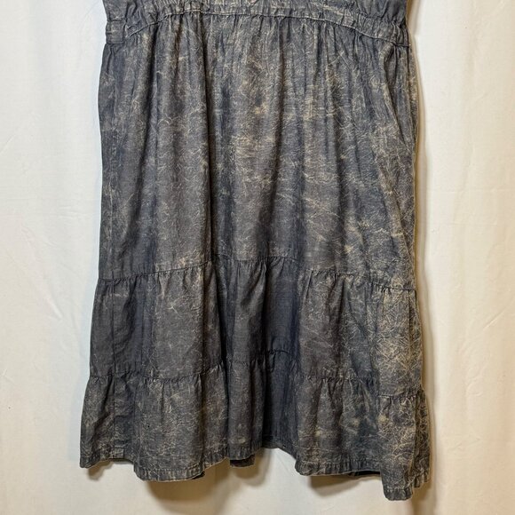 Sun Moda Made in USA Cotton Acid Wash Sun Dress Size Medium - Picture 7 of 9
